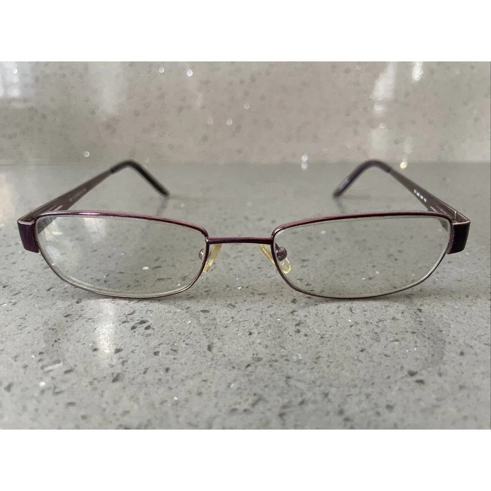 LIZ Claiborne L322 UU6 EYEGLASSES FRAMES ONLY 52-18-135 full rim purple red